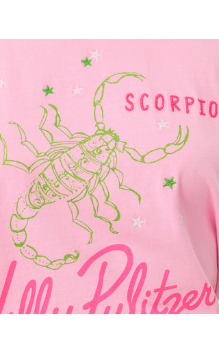 Stella Knit Top - Multi Scorpio Graphic