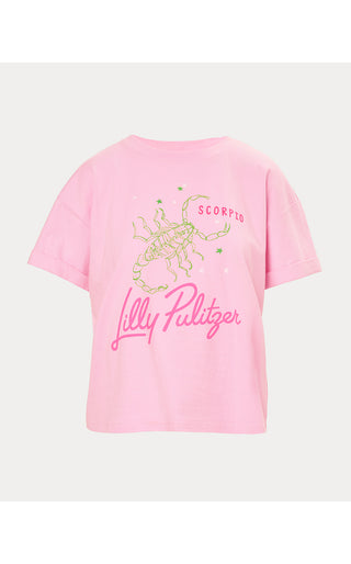 Stella Knit Top - Multi Scorpio Graphic