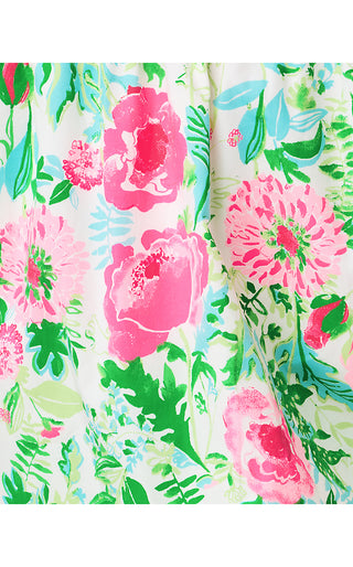 Siloe Off The Shoulder Top - Multi Poppy Party