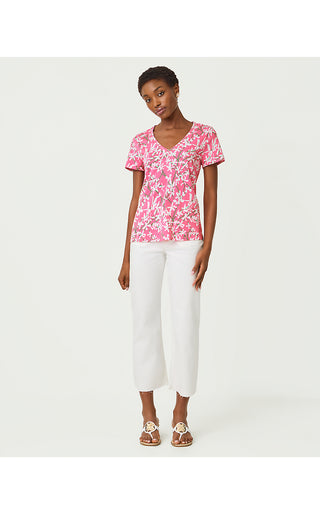 Maryetta Top - Confetti Pink Liza