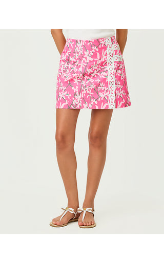 Daye Mini Skort - Confetti Pink Liza Overprint