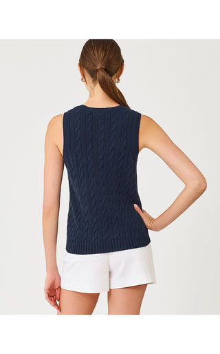 Brockton Crew Neck Sweater - Low Tide Navy