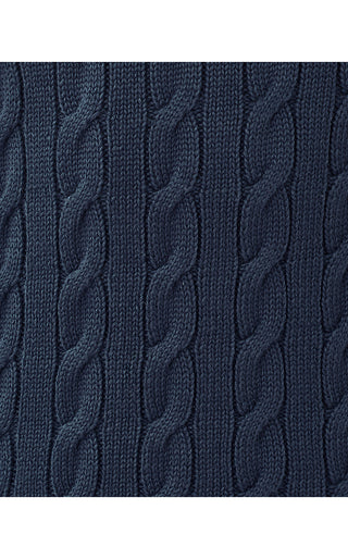 Brockton Crew Neck Sweater - Low Tide Navy