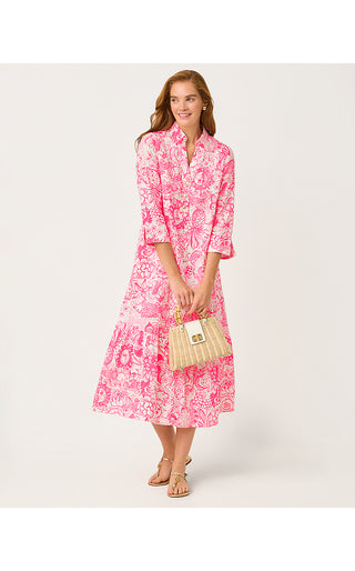 Alora Dress - Cherry Blossom Pink Fleur De Lilly