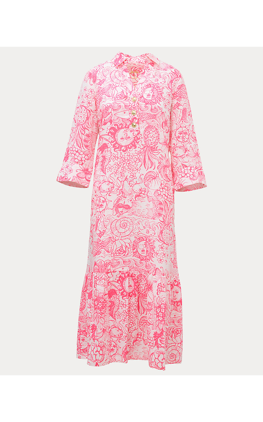 Lilly Pulitzer Alora Maxi Dress - Cherry Blossom Pink Fleur de Lilly Lilly Pulitzer Alora Maxi Dress - Cherry Blossom Pink Fleur de Lilly