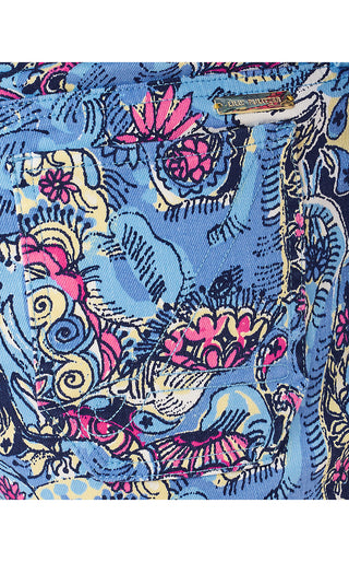 Harleen High Rise Crop Jean - Multi Paisley Parade
