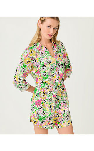 Elodey Linen Short - Multi Throwback Disney