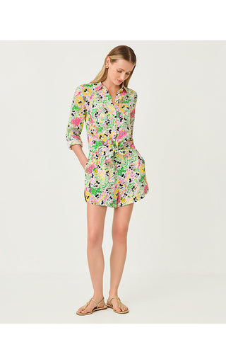 Elodey Linen Short - Multi Throwback Disney