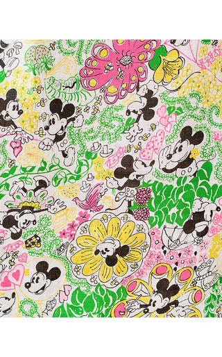 Elodey Linen Short - Multi Throwback Disney