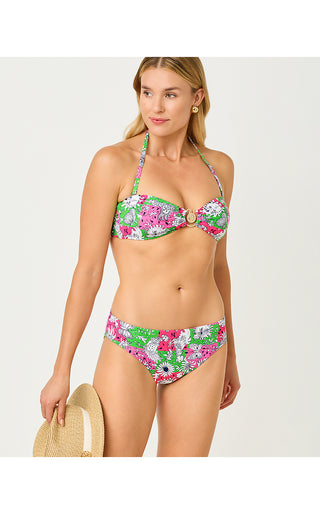 Aleska Bandeau Top - Cherry Blossom Pink Lil Chicken Check