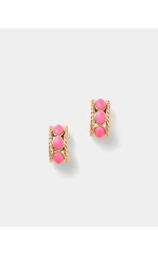 Sunshine Grove Hoop Earring- Cherry Blossom Pink