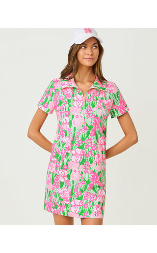 UPF 50+ Eleni Dress - Putting Green Hannah Ocean Palm - A Lilly Pulitzer Signature Store UPF 50+ Eleni Dress - Putting Green Hannah Ocean Palm - A Lilly Pulitzer Signature Store