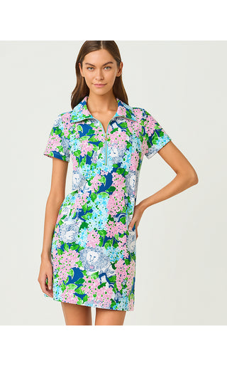 UPF 50+ Eleni Dress - Starlight Navy Lydia The Lion