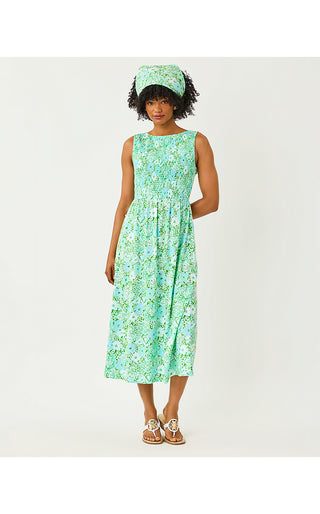 Finnley Midi Dress - Mint Condition Burst Of Joy