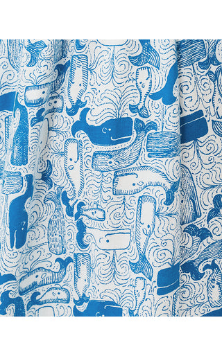 Finnley Midi Dress - Nassau Blue Thar She Blows