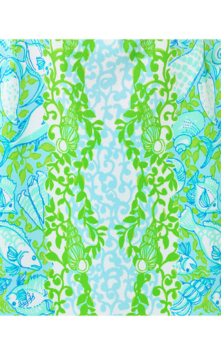 UPF 50+ Luxletic Kathy Dress - Day Dream Blue Throw Me A Line Engineered