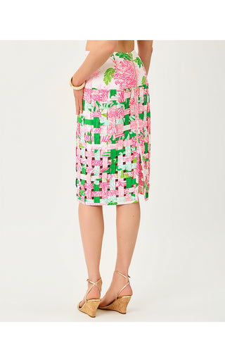 Goodwin Midi Skirt - Resort White Lil Go With The Flow