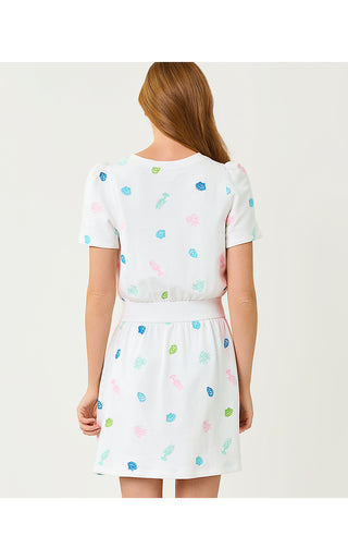 Fenn Dress - Multi Beach Treasure Embroidery