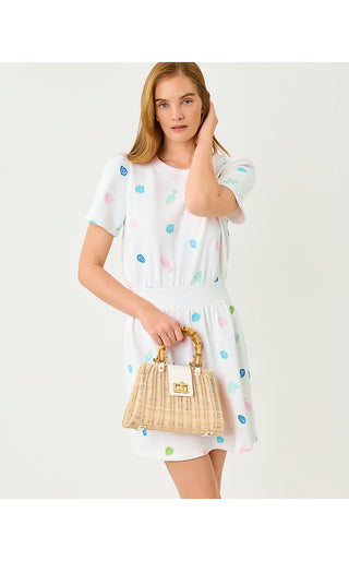 Fenn Dress - Multi Beach Treasure Embroidery