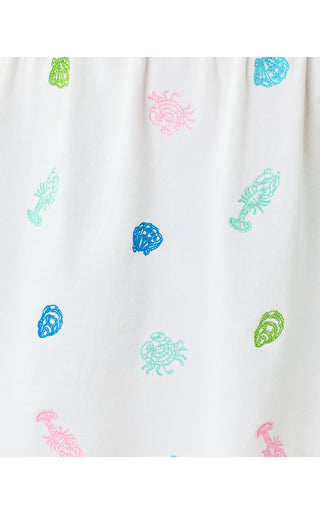 Fenn Dress - Multi Beach Treasure Embroidery