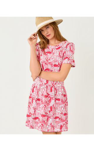 Fenn Dress - Paradise Punch Thar She Blows