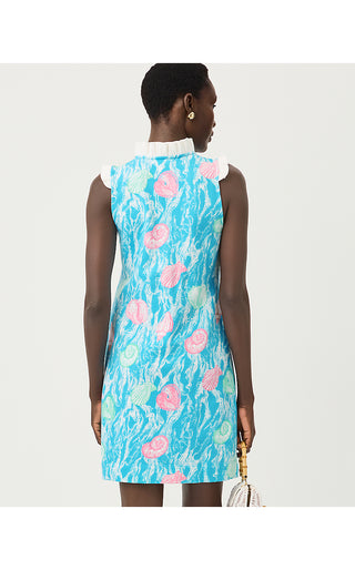 Evangeline Sleeveless Dress - Capri Blue Shelden