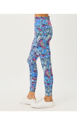 UPF 50+ Luxletic Endurance High Rise Midi Legging- Multi Paisley Parade