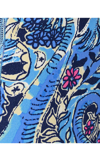 UPF 50+ Luxletic Endurance High Rise Midi Legging- Multi Paisley Parade