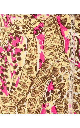 UPF 50+ Luxletic Endurance High Rise Midi Legging - Pink Aster Lil Sketching On Safari