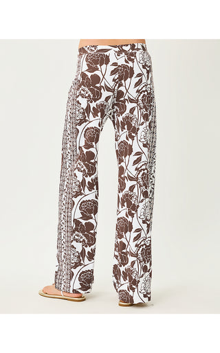 UPF 50+ Demia ChillyLilly Knit Pant - Resort White Marni Engineered