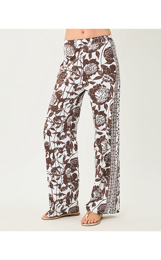 UPF 50+ Demia ChillyLilly Knit Pant - Resort White Marni Engineered