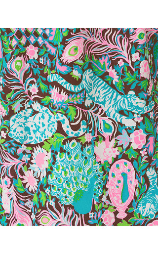 Elsa Silk Top - Multi Royal Zoo