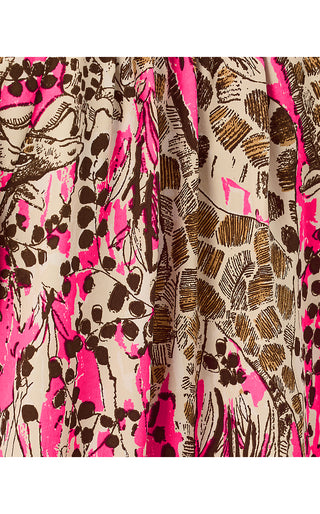 Elsa Silk Top - Pink Aster Sketching On Safari