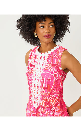 Edita Stretch Shift Dress - Paradise Punch Oversized Jims Stuff