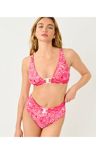 Lyall High Waisted Bikini Bottom - Paradise Punch Jims Stuff Engineered