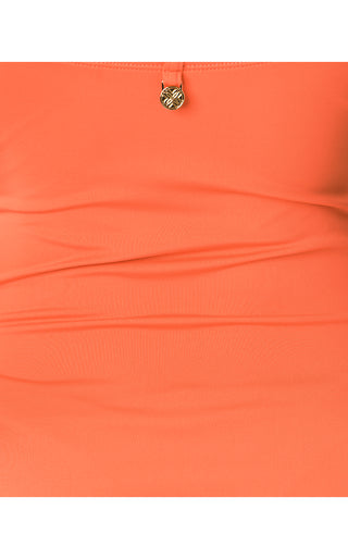 Remini Ruffle One Piece Swimsuit - Sunset Orange