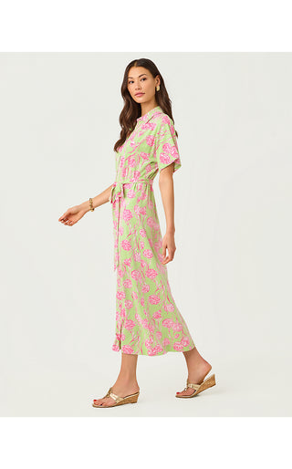 UPF 50+ Mckennon Maxi Dress - Pistachio Macaron Alina