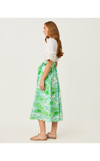 Sonaire Midi Shirtdress - Capri Blue Galloping Gals
