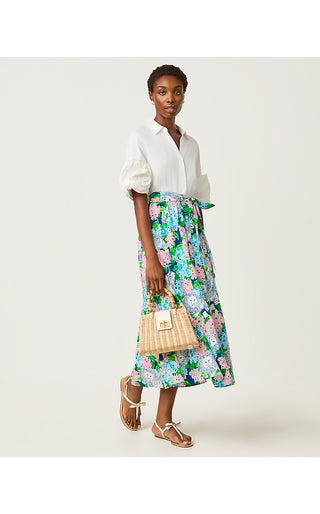 Sonaire Midi Shirtdress - Starlight Navy Lydia The Lion