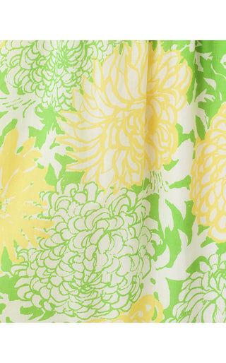 Hadly Short Sleeve Smocked Maxi Dress - Crocodile Green Mumbo Jumbo