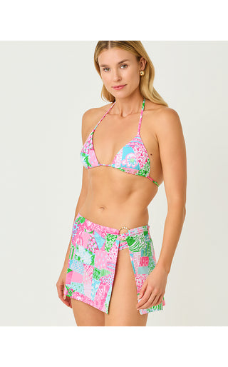 Kohala Skirt Coverup - Multi Crazy Quilt