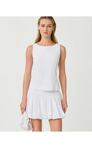 UPF 50+ Lyxletic Nadeera Active Tank - Resort White