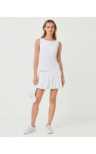 UPF 50+ Lyxletic Nadeera Active Tank - Resort White