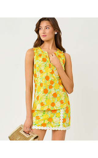 Michelina Mini Skort - Island Palm Zesty