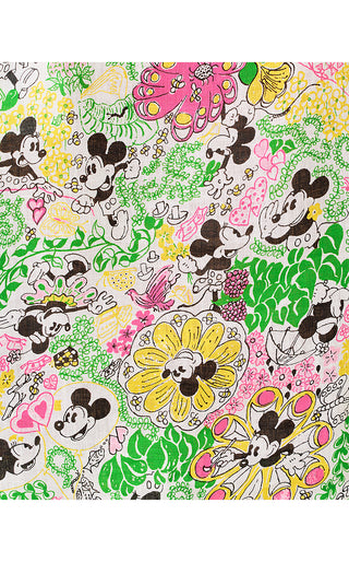 Sea View Linen Button Down Top - Multi Throwback Disney