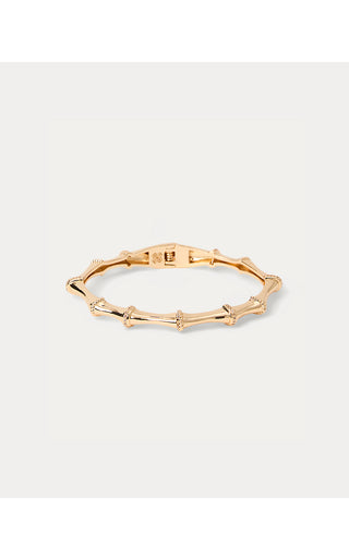 Bamboo Jungle Bracelet - Gold Metallic