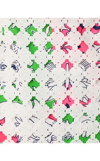 Lydon Lace Shift Dress - Cherry Blossom Pink Chicken Check