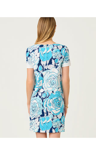 Locklyn Shift Dress - Capri Blue Rosanna