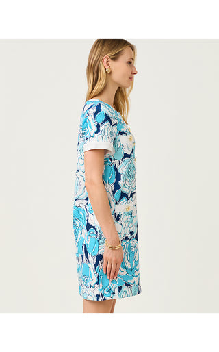 Locklyn Shift Dress - Capri Blue Rosanna