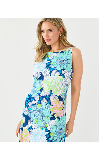 Carolita Maxi Dress - Starlight Navy Tennessees Hibiscus